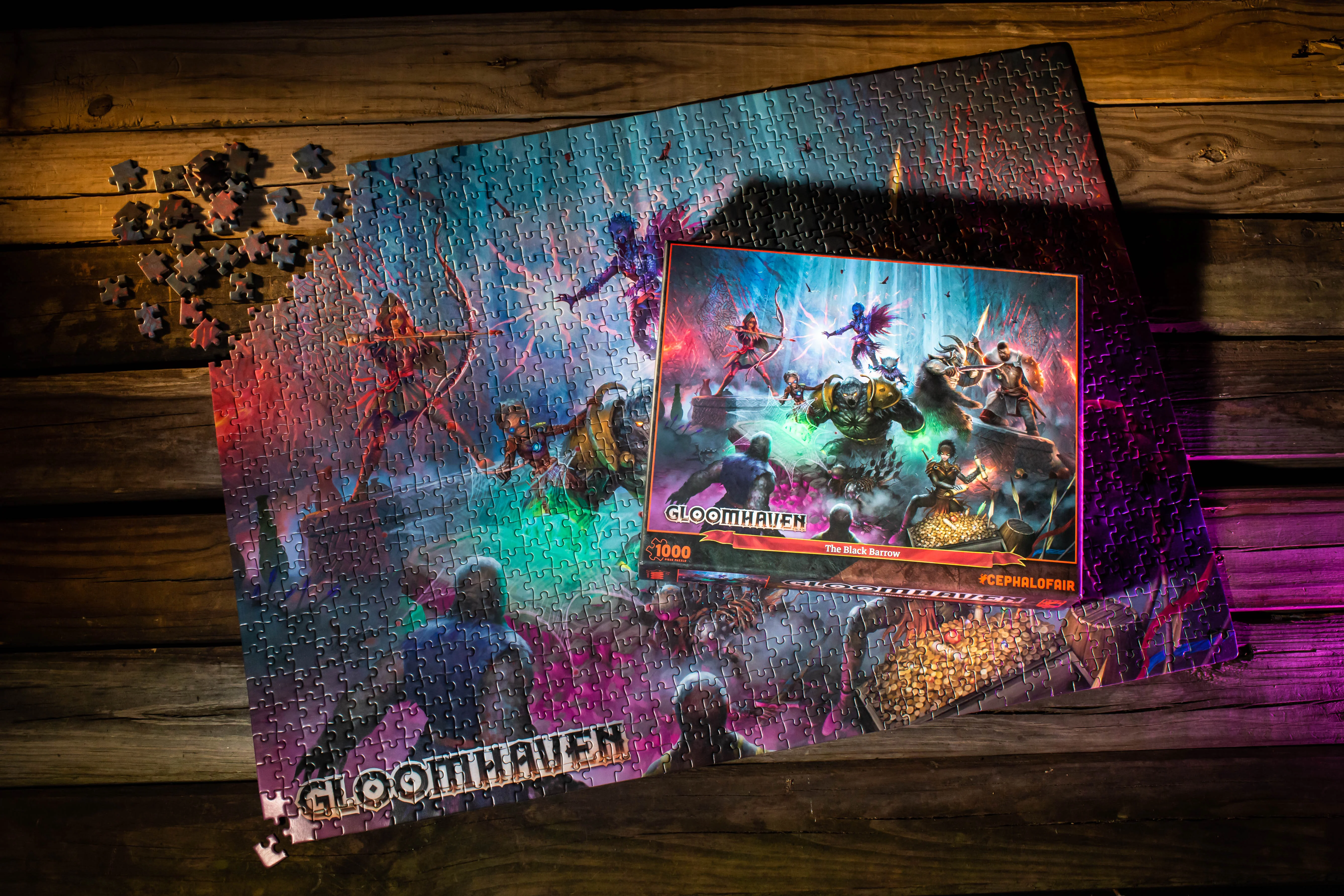 Gloomhaven 1000pc Puzzle: The Black Barrow - Image 2